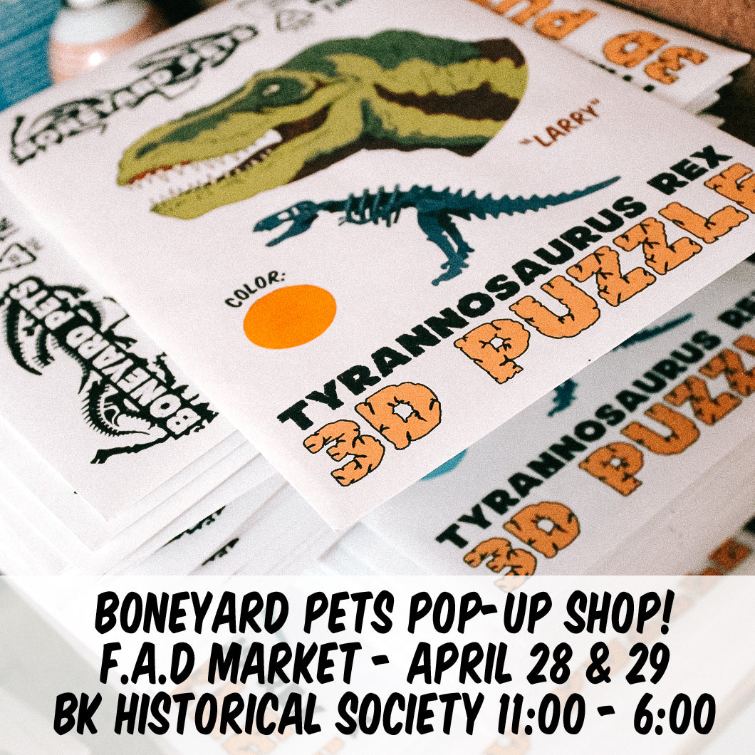Pop-Up Shop this weekend! April 28 & 29 in Brooklyn!